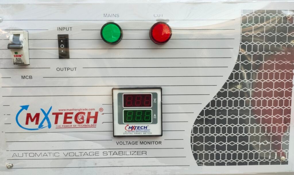 MX Tech Advanced Automatic Voltage Stabilizer with Dual Display ...